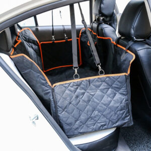 Alternative view of SOGA Oxford Cloth Waterproof Dog Car Cover Back Seat Protector Hammock Pet Mat Black