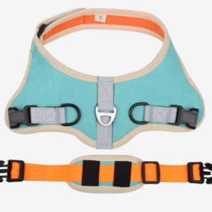 Luxury Suede Dog Harness Set: Stylish Leash And Adjustable Chest Strap For Pet Comfort - Image 3