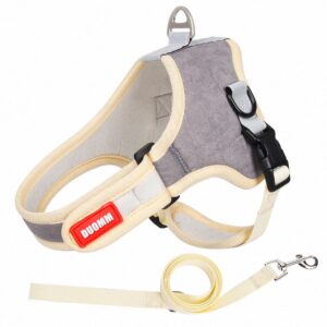 Luxury Suede Dog Harness Set: Stylish Leash And Adjustable Chest Strap For Pet Comfort - Image 18